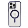 İphone 15 Pro Max Kılıf Erozi Magsafe Kapak - Lacivert
