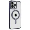 İphone 15 Pro Max Kılıf Kronos Magsafe Kapak - Lacivert