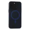 İphone 15 Pro Max Kılıf Lodos Magneticsafe Mat Kapak - Mavi