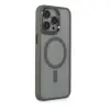 İphone 15 Pro Max Kılıf Room Magneticsafe Silikon - Gri