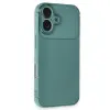 İphone 16 Kılıf Auto Focus Karbon Kapak - Koyu Yeşil