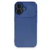 İphone 16 Kılıf Auto Focus Karbon Kapak - Lacivert