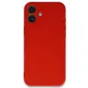 İphone 16 Kılıf First Silikon - Kırmızı