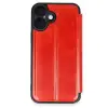 İphone 16 Kılıf Flip Cover - Kırmızı