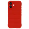 İphone 16 Kılıf Optimum Silikon - Kırmızı