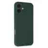 İphone 16 Plus Kılıf First Silikon - Koyu Yeşil