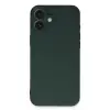 İphone 16 Plus Kılıf First Silikon - Koyu Yeşil