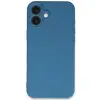 İphone 16 Plus Kılıf First Silikon - Mavi