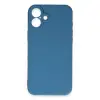 İphone 16 Plus Kılıf First Silikon - Mavi