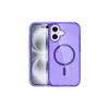İphone 16 Plus Kılıf  Magsafe Kapak - Mor