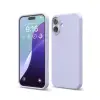 İphone 16 Plus Kılıf Nano İçi Kadife Silikon - Lila