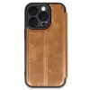 İphone 16 Pro Kılıf Flip Cover - Taba