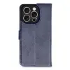 İphone 16 Pro Kılıf Trend S Plus Kapaklı Kılıf - Lacivert