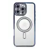 İphone 16 Pro Max Kılıf Joke Simli Magneticsafe Kılıf - Lacivert