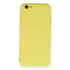 İphone 6 Kılıf Nano İçi Kadife Silikon - Sarı