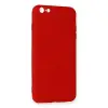 İphone 6 Plus Kılıf Nano İçi Kadife Silikon - Kırmızı
