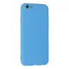 İphone 6 Plus Kılıf Nano İçi Kadife Silikon - Mavi
