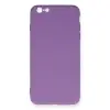 İphone 6 Plus Kılıf Nano İçi Kadife Silikon - Mor