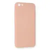 İphone 6 Plus Kılıf Nano İçi Kadife Silikon - Pudra