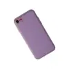 İphone 7 Kılıf Coco Deri Silikon Kapak - Lila