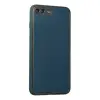 İphone 7 Plus Kılıf Coco Deri Silikon Kapak - Mavi