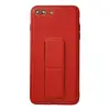 İphone 7 Plus Kılıf Coco Deri Standlı Kapak - Kırmızı