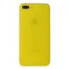 İphone 7 Plus Kılıf Pp Ultra İnce Kapak - Sarı