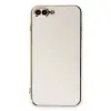 İphone 7 Plus Kılıf Volet Silikon - Beyaz