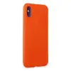 İphone X Kılıf First Silikon - Parlak Turuncu