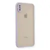 İphone X Kılıf Montreal Silikon Kapak - Mor
