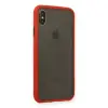 İphone Xs Max Kılıf Montreal Silikon Kapak - Kırmızı