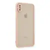 İphone Xs Max Kılıf Montreal Silikon Kapak - Pembe