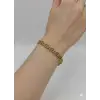 Izgara Tasarım Taşlı Cm Bileklik