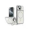 Joko Apple İphone 15 Pale Magsafe Standlı Kapak - Beyaz