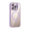 Joko Apple İphone 15 Pro Max Remim Lensli Magsafe Standlı Kapak - Lila