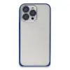 Joko Apple İphone 15 Pro Metal Bumper Mat Kapak - Lacivert