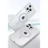 Joko Apple İphone 15 Pro Move Taşlı Magsafe Kapak - Natural Grey