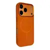 Joko Apple İphone 17 Pro Luno Deri Magsafe Kapak - Turuncu
