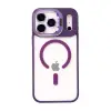 Joko Apple İphone 17 Pro Max Remim Lensli Magsafe Standlı Kapak - Derin Mor