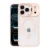 Joko Apple İphone 17 Pro Max Remim Lensli Magsafe Standlı Kapak - Pembe