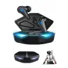K-55 True Kablosuz Oyuncu Kulaklığı Işıklı Kulakiçi Bluetooth Kulaklık 5.0