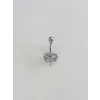 Kalp Detaylı Göbek Piercing - Pg0139