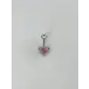 Kalp Detaylı Göbek Piercing - Pg0127