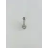 Kalp Detaylı Göbek Piercing - Pg0145