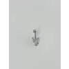 Kalp Detaylı Göbek Piercing - Pg0065