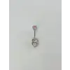 Kalp Detaylı Göbek Piercing - Pg0117
