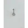 Kar Tanesi Detaylı Göbek Piercing - Pg0103