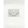 Kare Taş Altılı Küpe