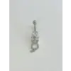 Kedi Detaylı Göbek Piercing - Pg0138