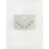 Kelebek Detaylı Altılı Küpe